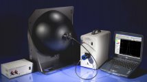 Integrating spheres for OL 770 flux measurement